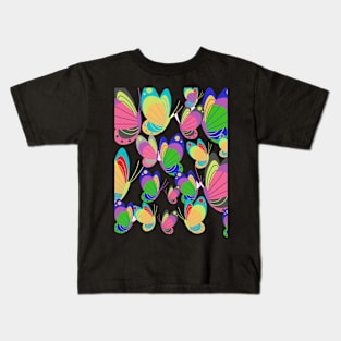 Butterflies in Color Kids T-Shirt